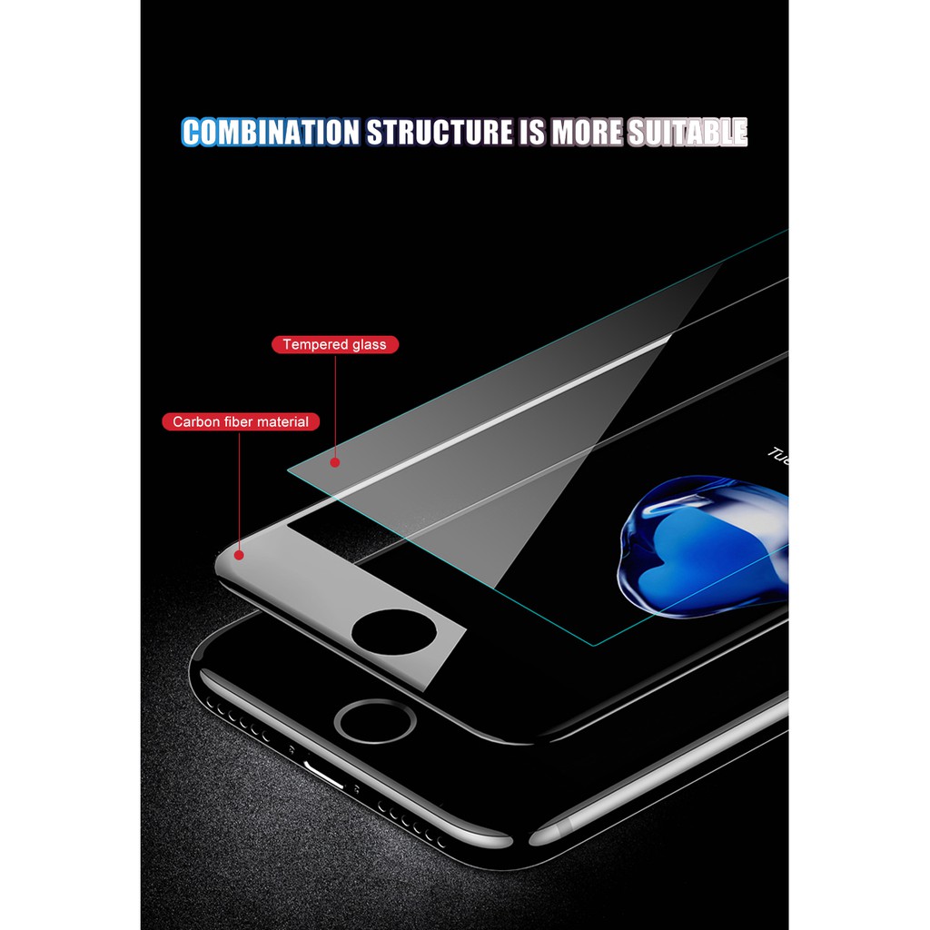 Kính cường lực 9D dán mặt trước bảo vệ màn hình cho Iphone 7 8 6 6s Plus Iphone 7 Iphone 8 Iphone6 Iphone6S