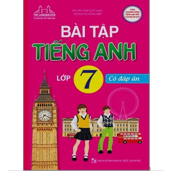 Sách - Bài tập tiếng Anh lớp 7 (Có Đáp Án)