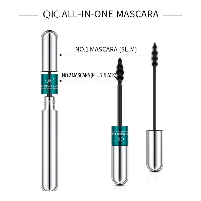 Mascara Sợi Tơ 4d Màu Đen Chống Thấm Nước Chuốt Dài Và Dày Mi Tự Nhiên