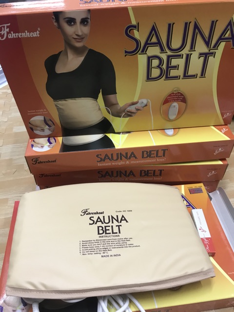 Đai quấn nóng Sauna belt tặng 1 thước dây theo dõi