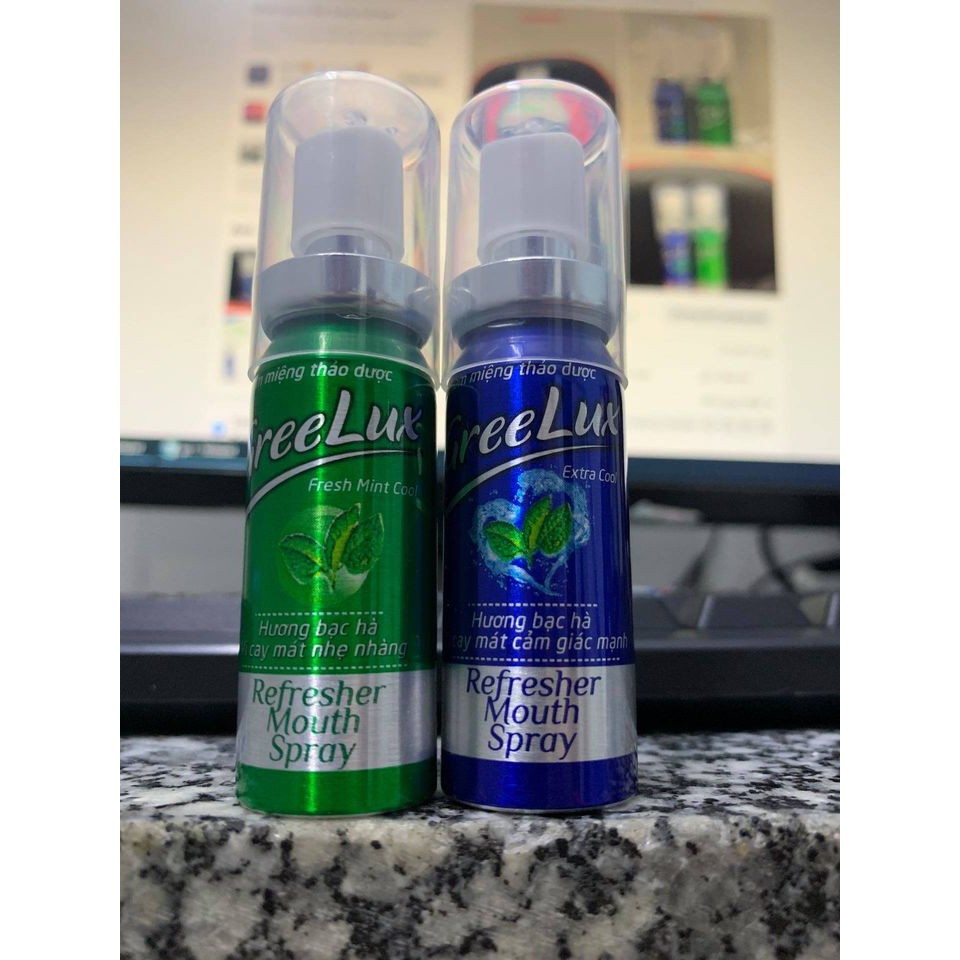 Xịt Thơm Miệng Thảo Dược GREELUX [Chai 12ml] Extra Cool / Fresh Mint Cool [Grelux, greenlux, greelus]
