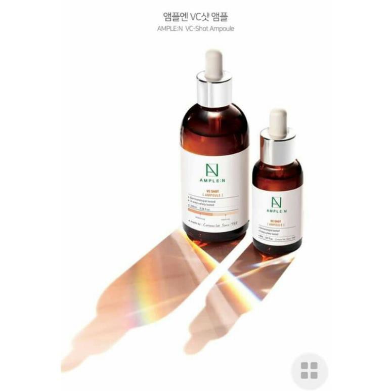 Mỹ phẩm nội địa Hàn Quốc Serum mờ thâm trắng da Coreana VC shot Ampoule