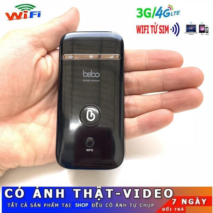 Bộ Phát Wifi Di Động MF65 bebo Bộ Phát Wifi Mạng 4G Cực Mạnh Mạng Ổn Định Cầm Tay Cực Sang sài cực mướt