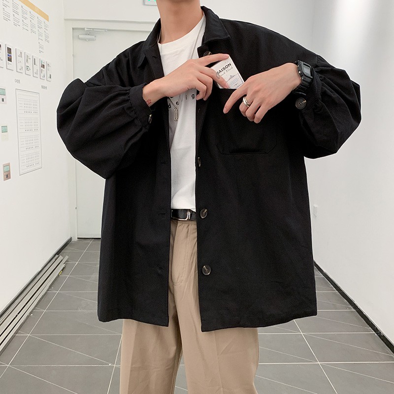 Áo khoác Nam dáng rộng Hàn Quốc