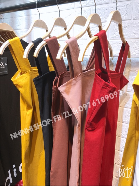 Xả hàng - Váy ôm body dây vải tôn dáng, Đầm hai dây form ôm dang ngắn SM375 - NhiNhi Shop | BigBuy360 - bigbuy360.vn