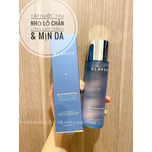 Nước hoa hồng Klavuu Blue PearlSation