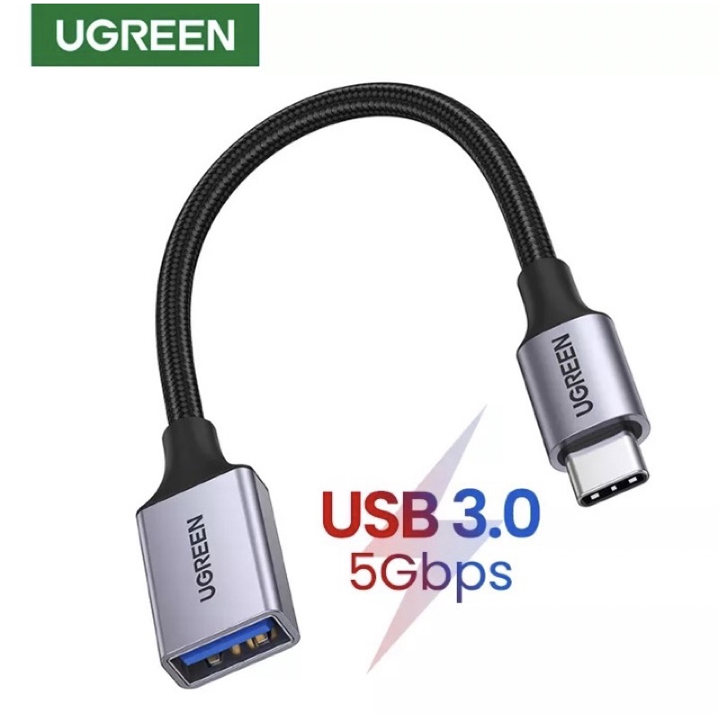 Cáp OTG TYPE C UGREEN 3.0 USB To Type C Cao Cấp dây bện dù siêu bền