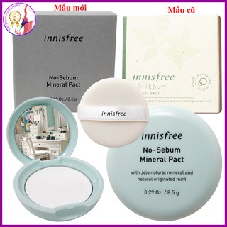 Phấn phủ kiềm dầu dạng nén innisfree no sebum mineral pact