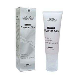 Sữa rửa mặt massage bọt mịn cleaner silk dova