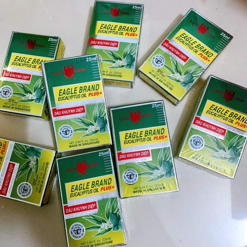 Dầu Khuynh Diệp Chống Muỗi Eagle Brand Eucalyptus Oil PLus+ 25ml-Chính Hãng