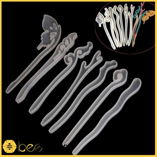 Khuôn Silicon Hình Trâm Ngọc Cài Tóc Cổ Trang Làm Handmade