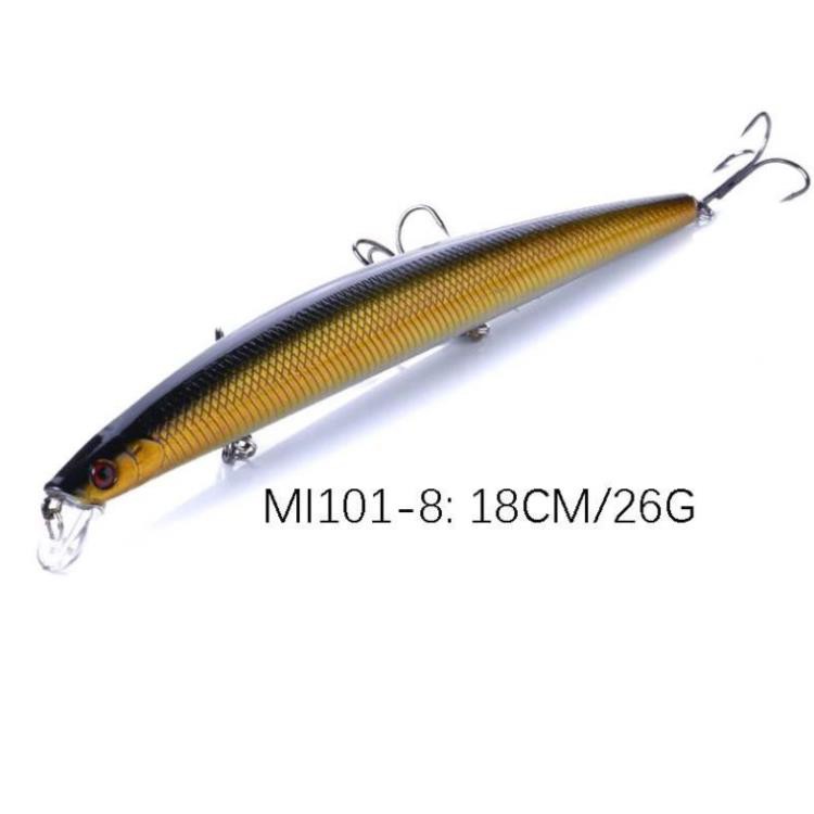 [SALE]  Mồi Câu lure, cá chẽm , có mú, cá ngão , cá biển dài 18cm nặng 26gr