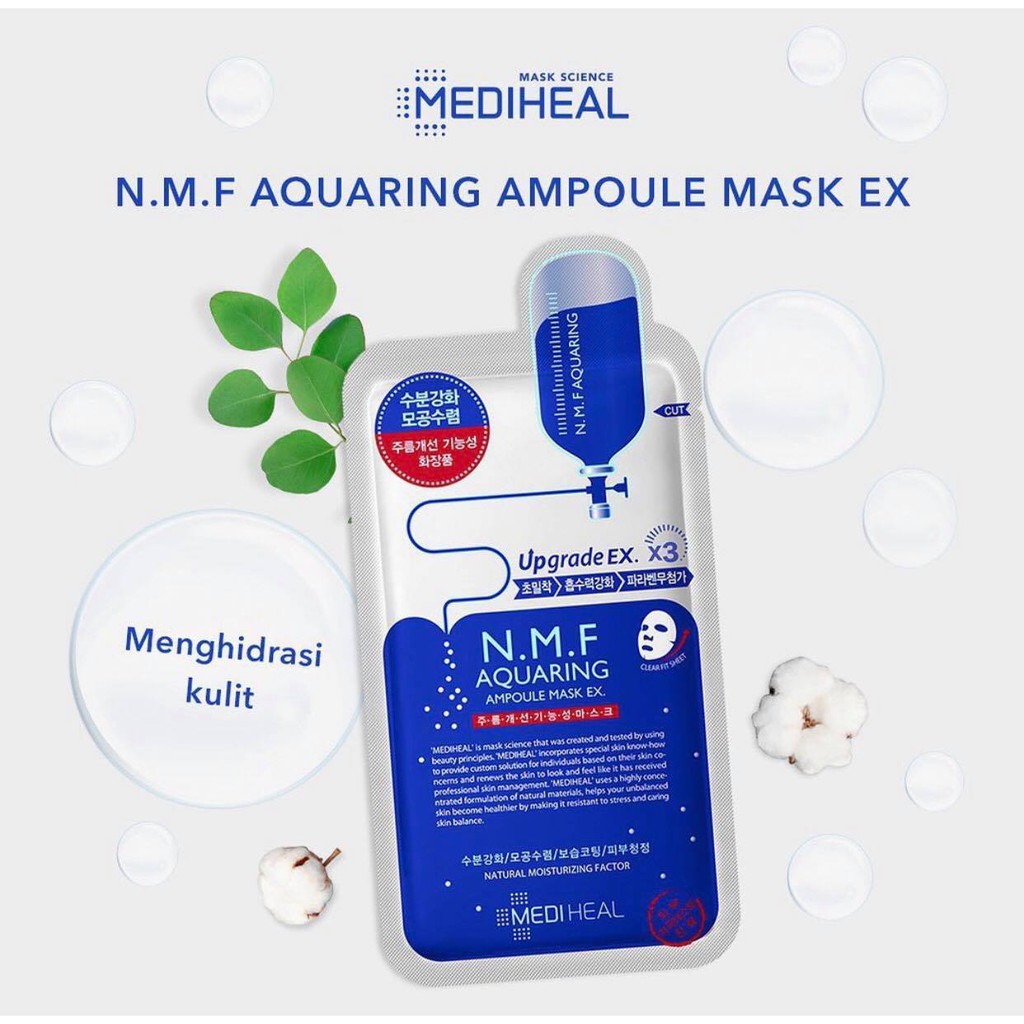 [Mask Hàn - Date 07.2022] Mặt nạ Mediheal NMF cấp ẩm, da mềm mịn trắng sáng