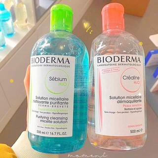 Dung dịch làm sạch và tẩy trang công nghệ Micellar Bioderma Sensibio H2O 500ml