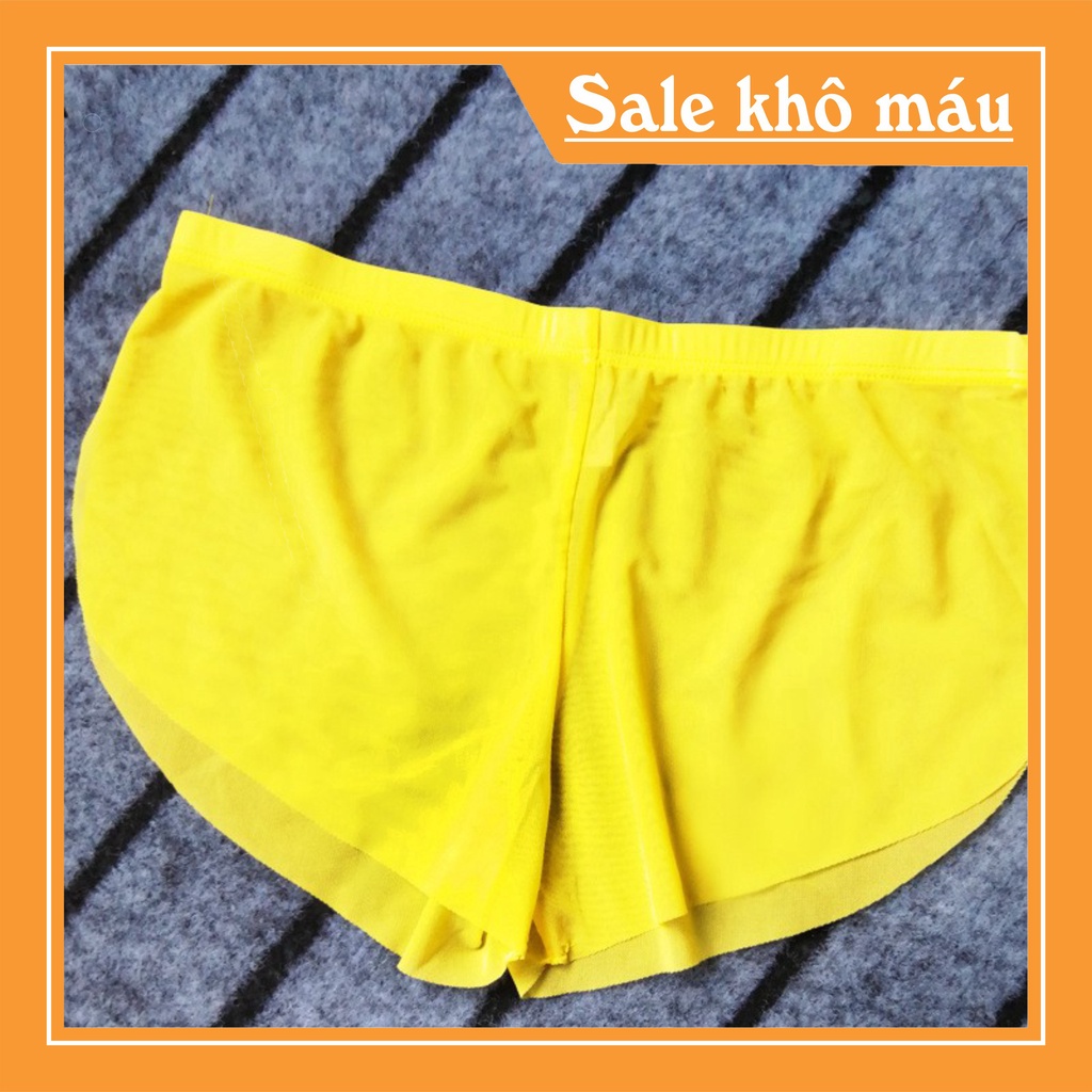 Quần ngủ nam, quần ngủ lưới nam xuyên thấu vải lưới cao cấp nhiều màu sắc