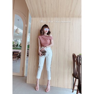 Áo phông giấy trễ vai