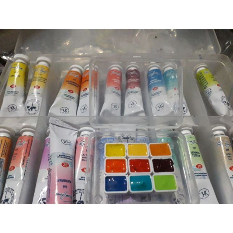 Pocket màu nước white night 9 màu mới 2019 0.5ml