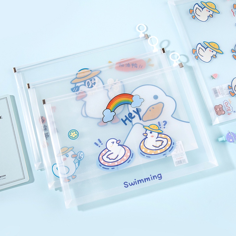 Túi clear bag  A4,đựng tài liệu siêu cute