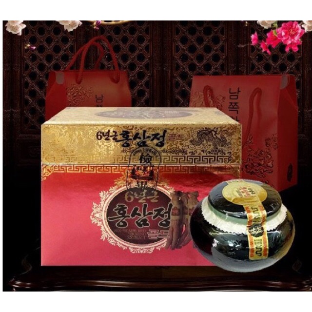 Cao hồng sâm 6 năm đặc biệt IRE Red Ginseng hũ sứ xanh 1000g