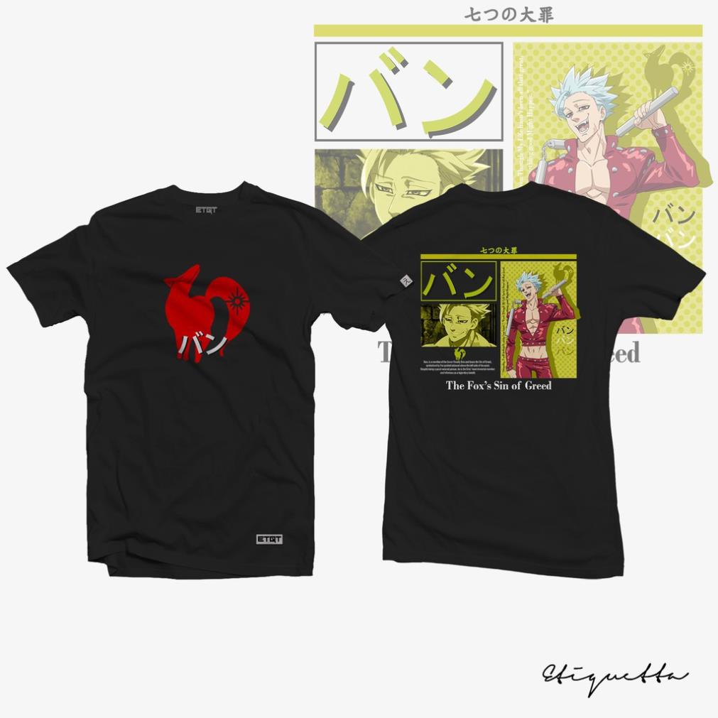 HOT🔥 Áo thun Anime Shirt Seven Deadly Sins - Ban