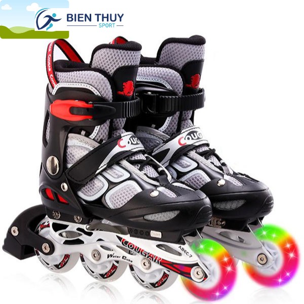 Giày trượt Patin Cougar 1 bánh phát sáng 835LSG Đủ màu (BiênThùy Sport)