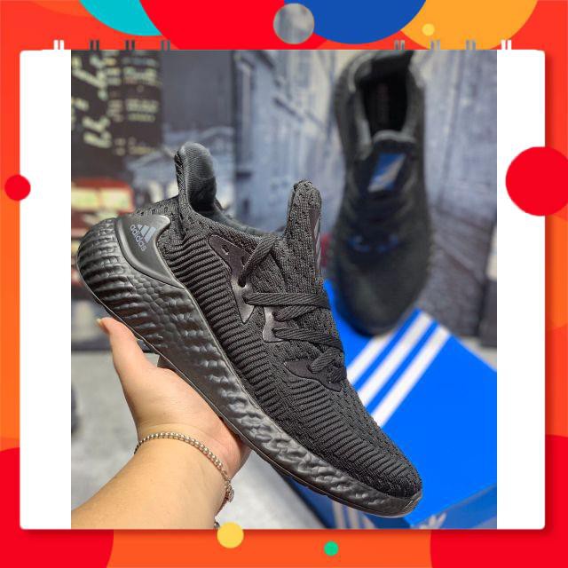 (Freeship+Full box) Giày Alphabounce 🖤🖤Full đen B*&^ -aq1 1