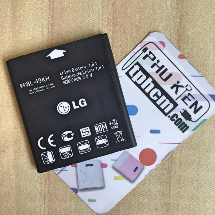 Pin LG BL-49KH 1830mAh (P930 - P936 - P960 - VS920 - LU620 - LU6200 - SU640)