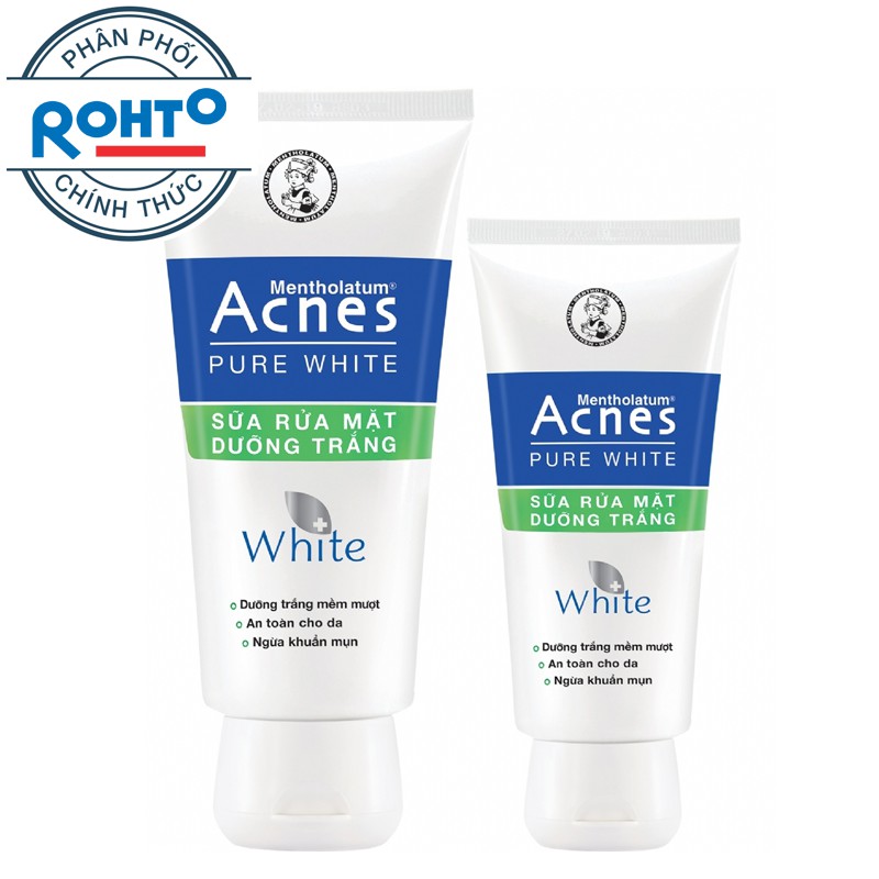 Acnes Pure White – Sữa rửa mặt dưỡng trắng