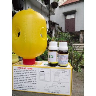 Combo 2 bẫy, thuốc trị Ruồi vàng đục trái