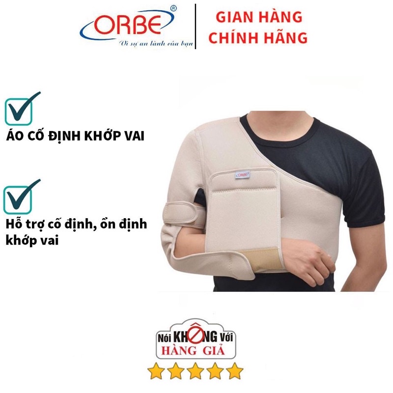 ❤ BĂNG ĐAI HỖ TRỢ CỐ ĐỊNH KHỚP VAI TRÁI PHẢI ORBE, ĐAI ÁO DESAULT BĂNG CỐ ĐỊNH KHỚP VAI, XƯƠNG BẢ VAI ORBE H1 S M L