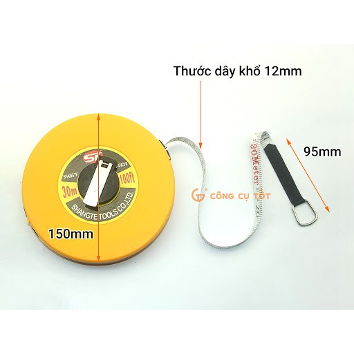 Thước Dây 20m , 30m , 50m Chuyên Dụng Trong Đo Đạc