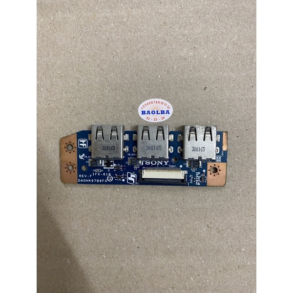Board cổng usb laptop Sony Vaio SVE14 SVE15 DA0HK6TB6F0