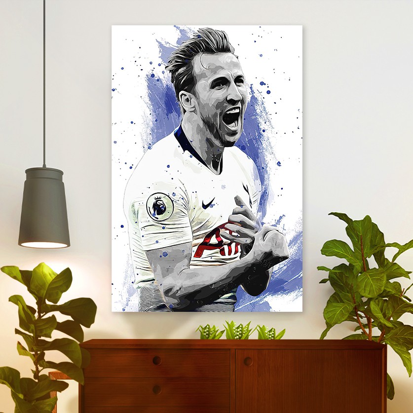 Poster Harry Kane | Decal Dán Tường Harry Kane Kích Thước 40 * 60 Cm Chất Liệu Chống Bay Màu