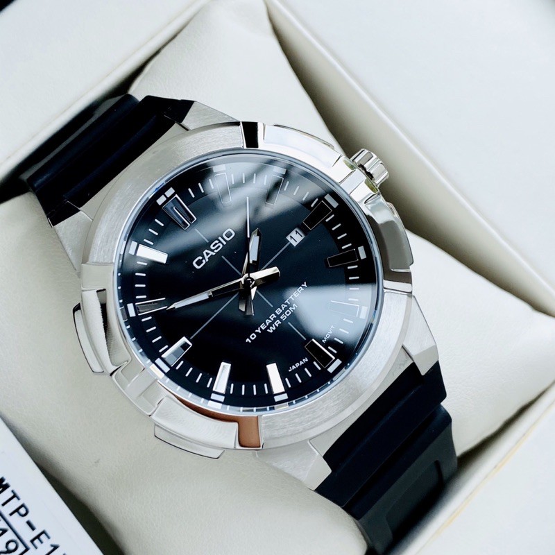 Đồng hồ nam dây nhựa Casio MTP E172 1A