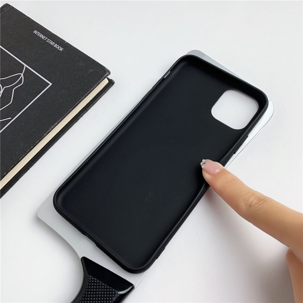 Ốp Lưng Silicone Họa Tiết Hình Dao 3d Thời Trang Cho Iphone 12 Pro Max 12mini 11promax Xr Xs 7 8plus 6s 6plus