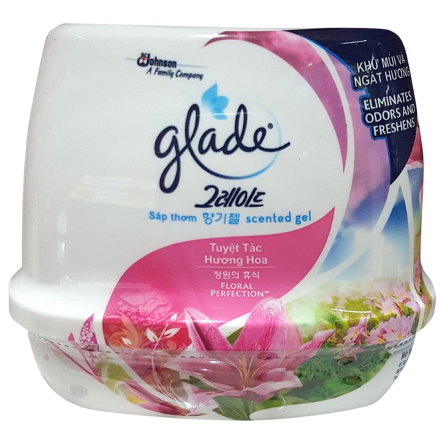 Sáp Thơm Glade Tuyệt Tác Hương Hoa 180g