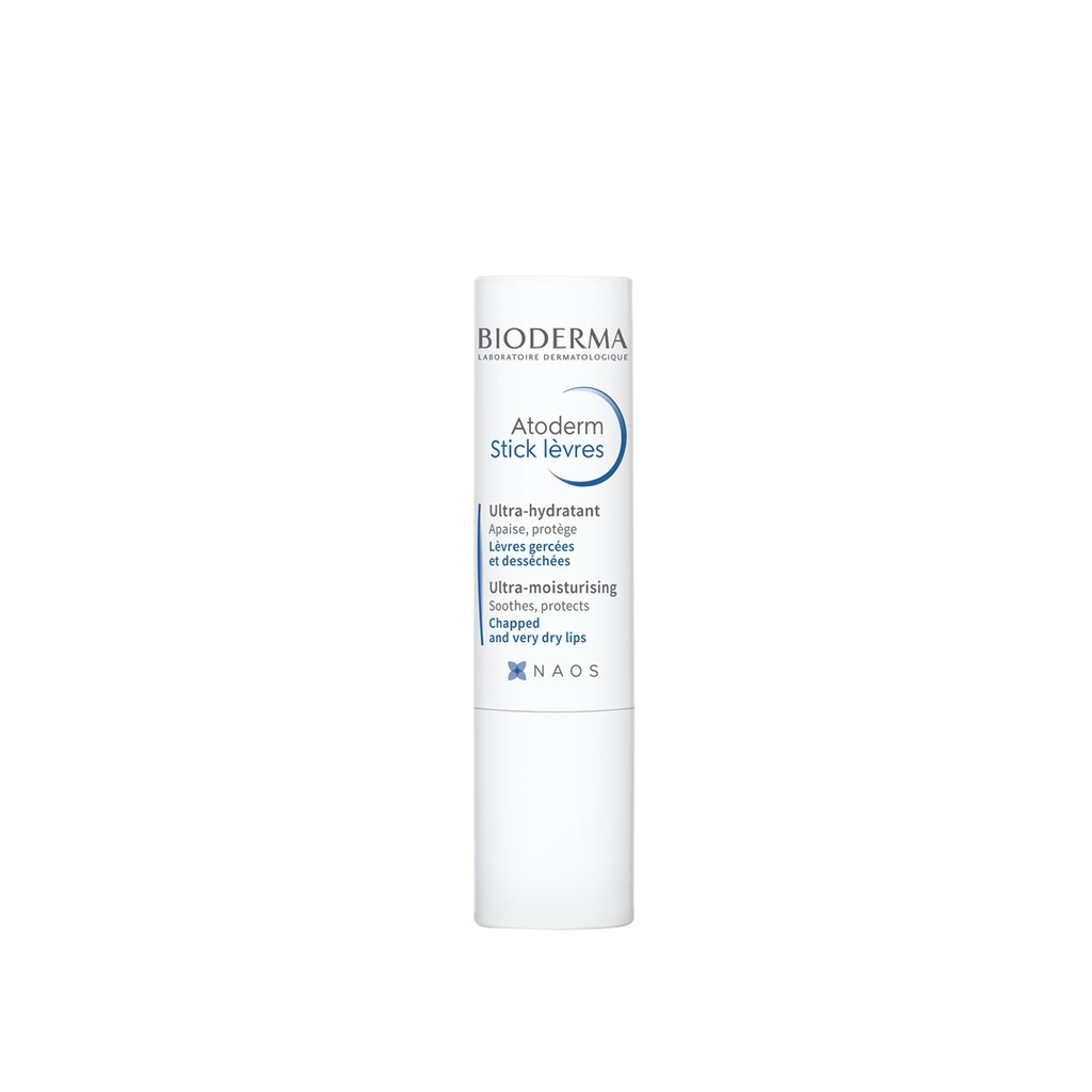 Sáp Dưỡng Môi Khô Nứt Nẻ Bioderma Atoderm Stick Levres 4g