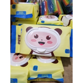Combo 5 gói Khăn ướt BiBo Không mùi 100 tờ loại 1