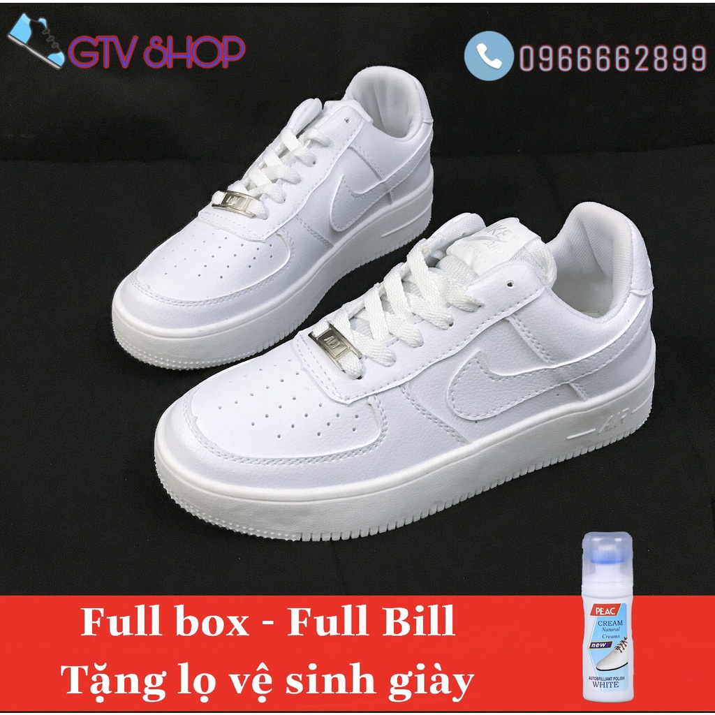 Tặng hộp - bill  và lọ vệ sinh - Giày thể thao nam nữ AF one, size 36 - 43.     .