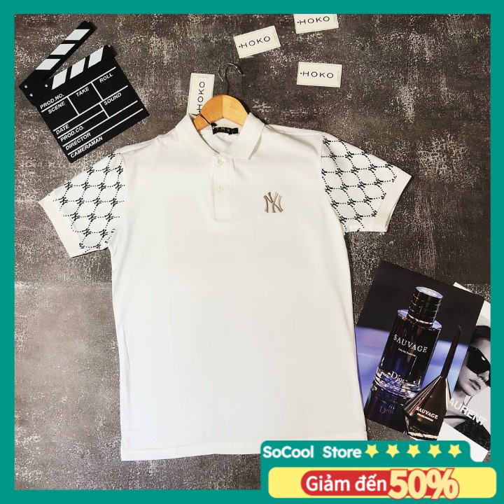 Áo thun nam cotton cao cấp tay ngắn cổ trụ thời trang phong cách Hàn Quốc AN02 - Socool Store
