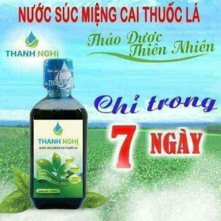 2chai nước xúc miệng cai thuốc lá Thanh Nghị