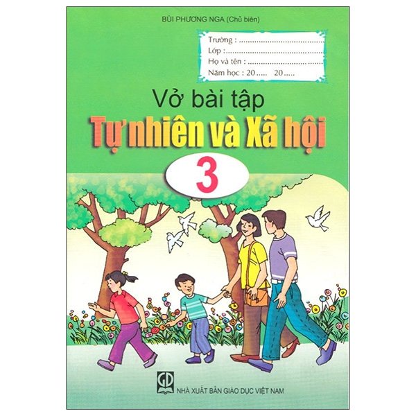 Sách - Vở bài tập Tự nhiên xã hội 3