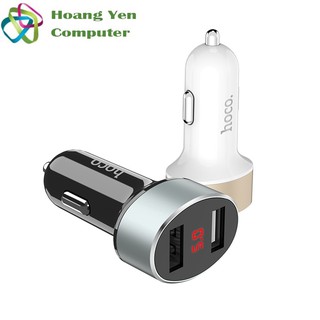 Cốc Sạc Xe Hơi Hoco Z26 2 Cổng USB 2.1A - BH 1 Năm Chính Hãng (MÀU SẮC NGẪU NHIÊN) - Hoàng Yến Computer