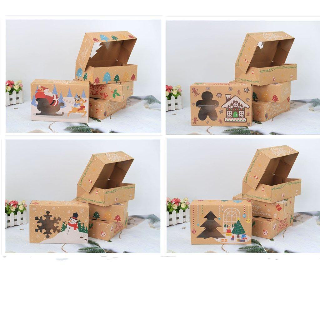 DORAW Bộ 4 Túi Giấy Đựng Quà Tặng Xinh Xắn