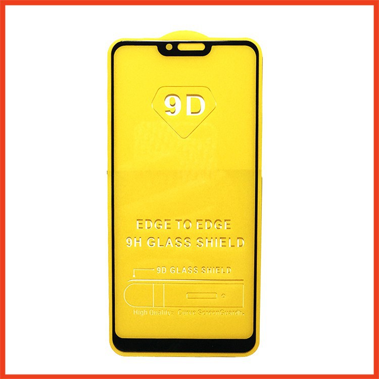 Kính cường lực Realme 2/3/5/5s/5 Pro/5i/ 6/ 6 Pro/ 6s/6i 9D Full màn hình (Tặng kèm Bộ Giấy Lau 1/2)
