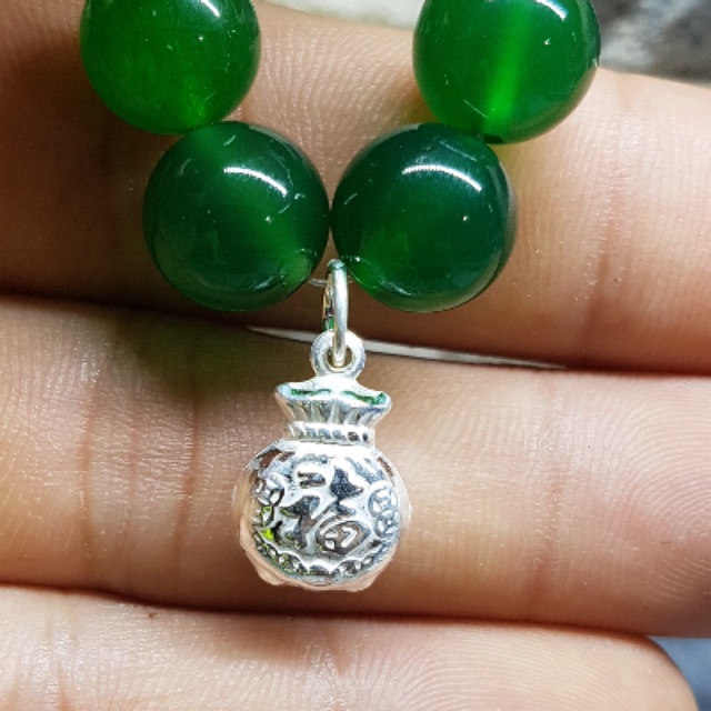 [S925] Charm bạc treo túi tiền - MH088