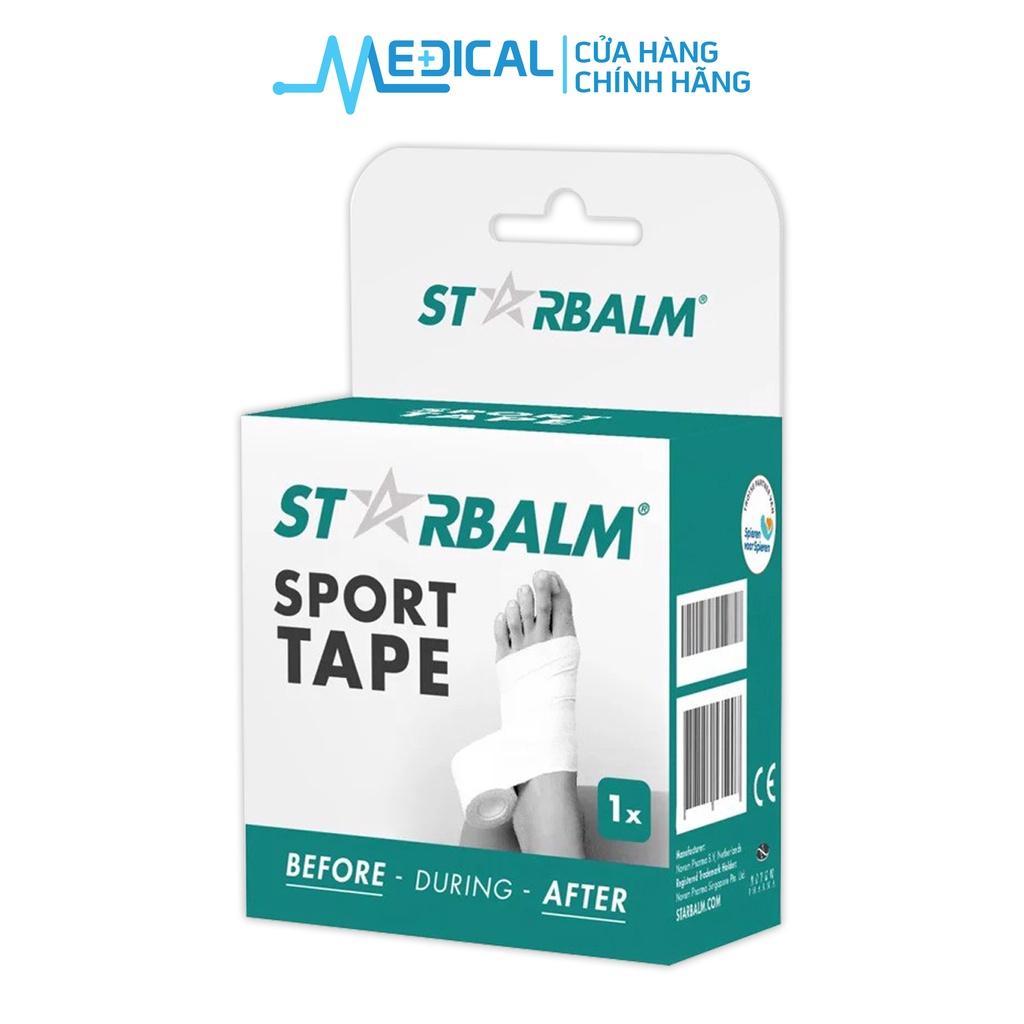 Băng vải quấn thể thao STARBALM Sport Tape hỗ trợ vận động - MEDICAL