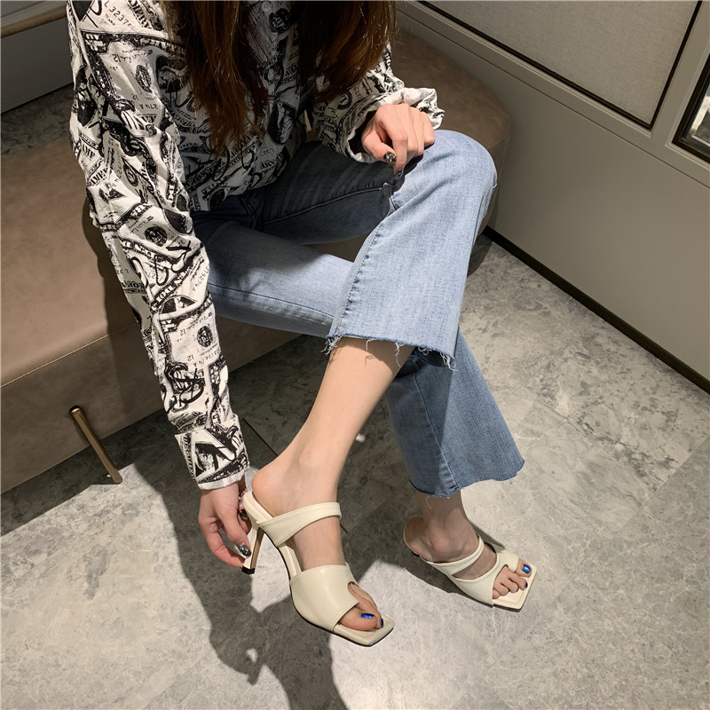 Dép xỏ ngón thời trang mùa Hè 2021 phong cách Âu Mỹ