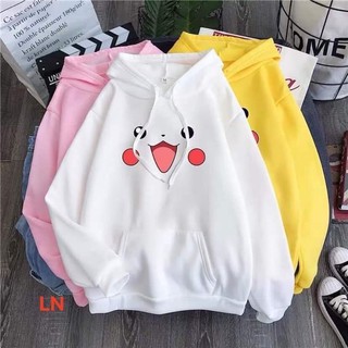 áo hoodie nỉ bông mặt mèo dễ thương