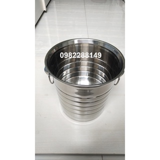 Xô gù inox đựng đá,ướp lạnh rượu bia 20cm